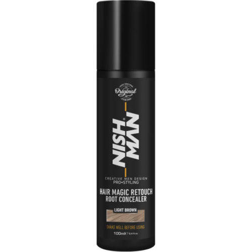 Spray color retoca raices Nishman Marron Claro